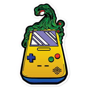 5.5" Monster-Light Gameboy color Vinyl Laptop Sticker